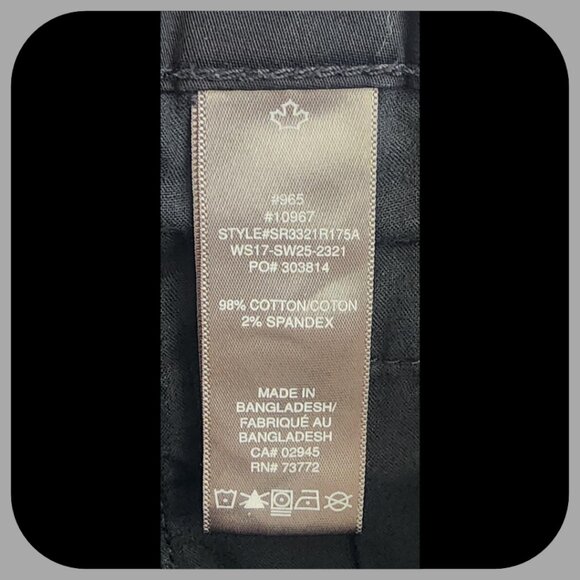 SEARS || Stretch Cotton Cuffed Shorts (SIZE 4) - Picture 4 of 6